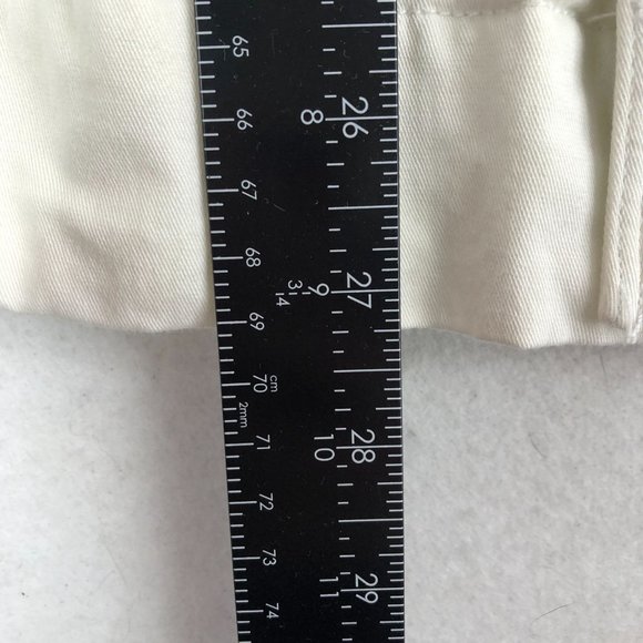 Roxy Women's Size Medium White Asymmetrical Zip Notch Lapel Long Sleeve Jacket - Picture 6 of 10